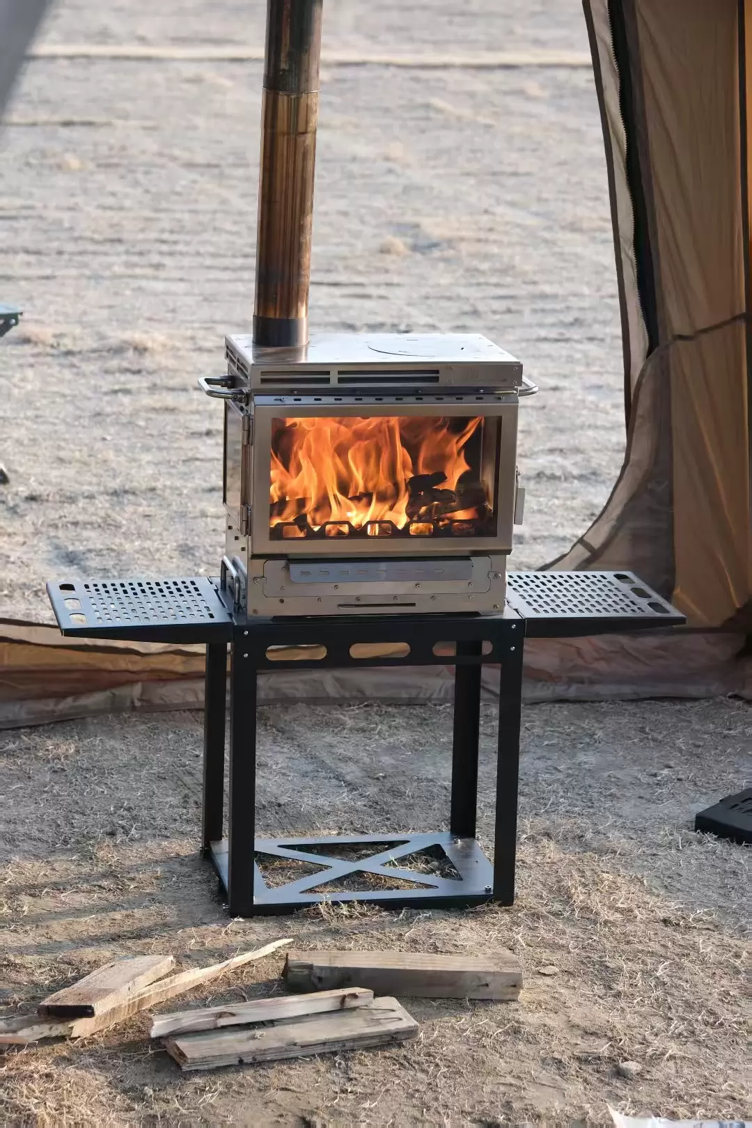 Multi-scene adaptieve statische brandende tentoven