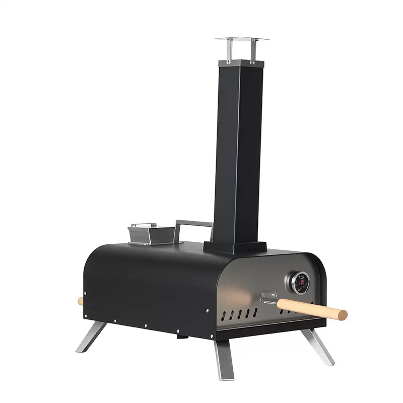 Draagbare gietijzeren pizzaoven voor buiten