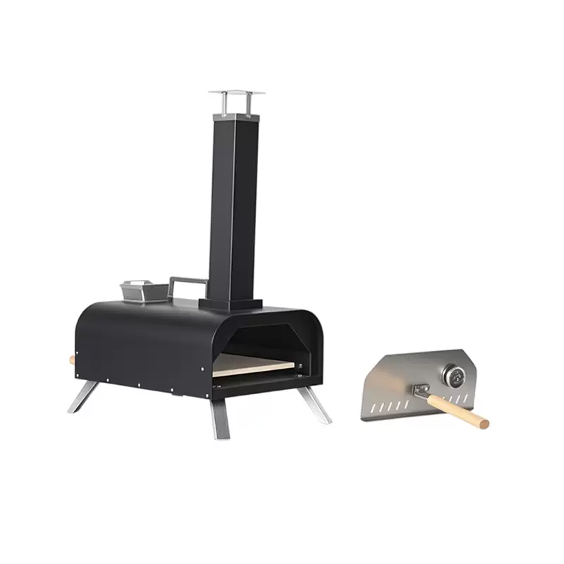 Draagbare gietijzeren pizzaoven voor buiten