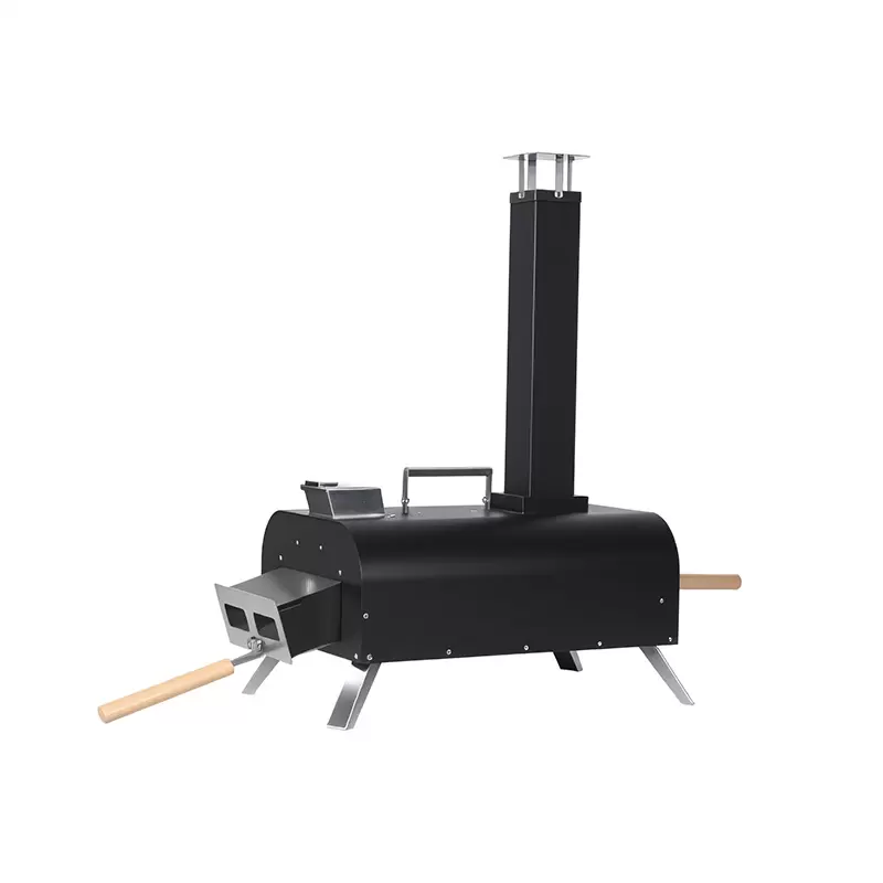 Draagbare gietijzeren pizzaoven voor buiten