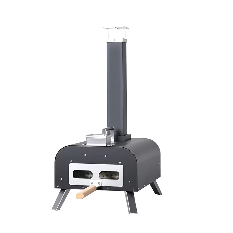 Draagbare gietijzeren pizzaoven voor buiten
