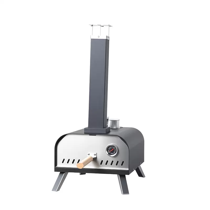 Draagbare gietijzeren pizzaoven voor buiten