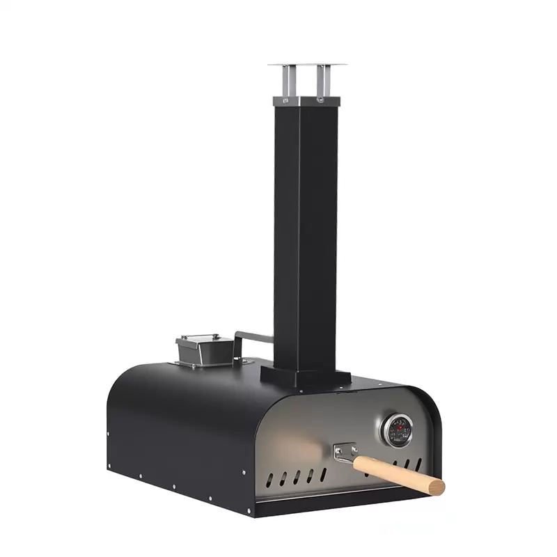 Draagbare gietijzeren pizzaoven voor buiten