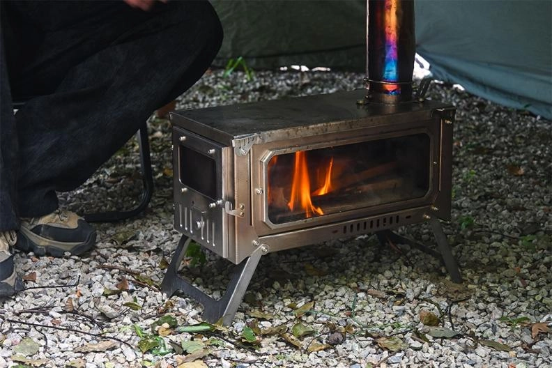 Ultralichte opvouwbare tentkachel onder de 15 lbs