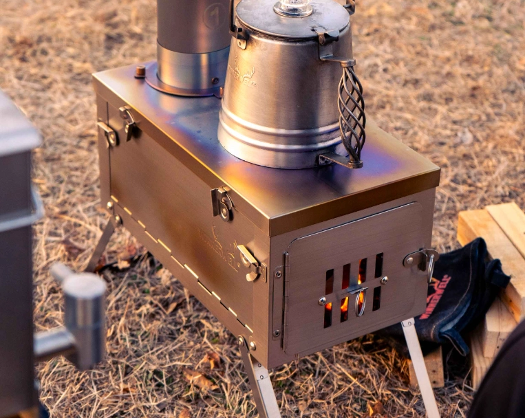 Ultralichte opvouwbare tentkachel onder de 15 lbs