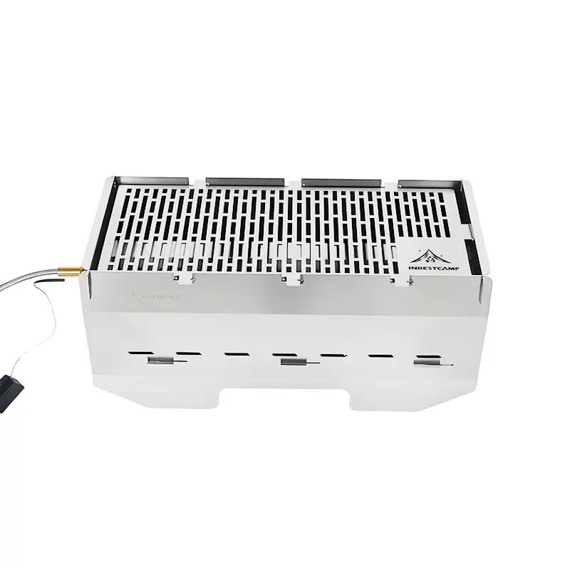 Compacte kampeergrill