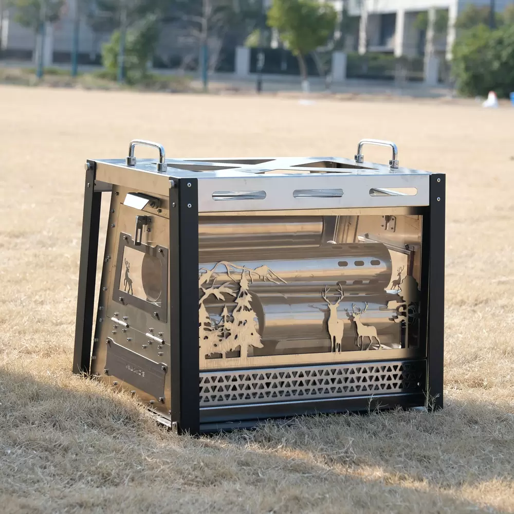 Effici&euml;nte OEM- en maatwerkoplossingen: maak van uw merk houtkachel voor op de camping een marktleider.