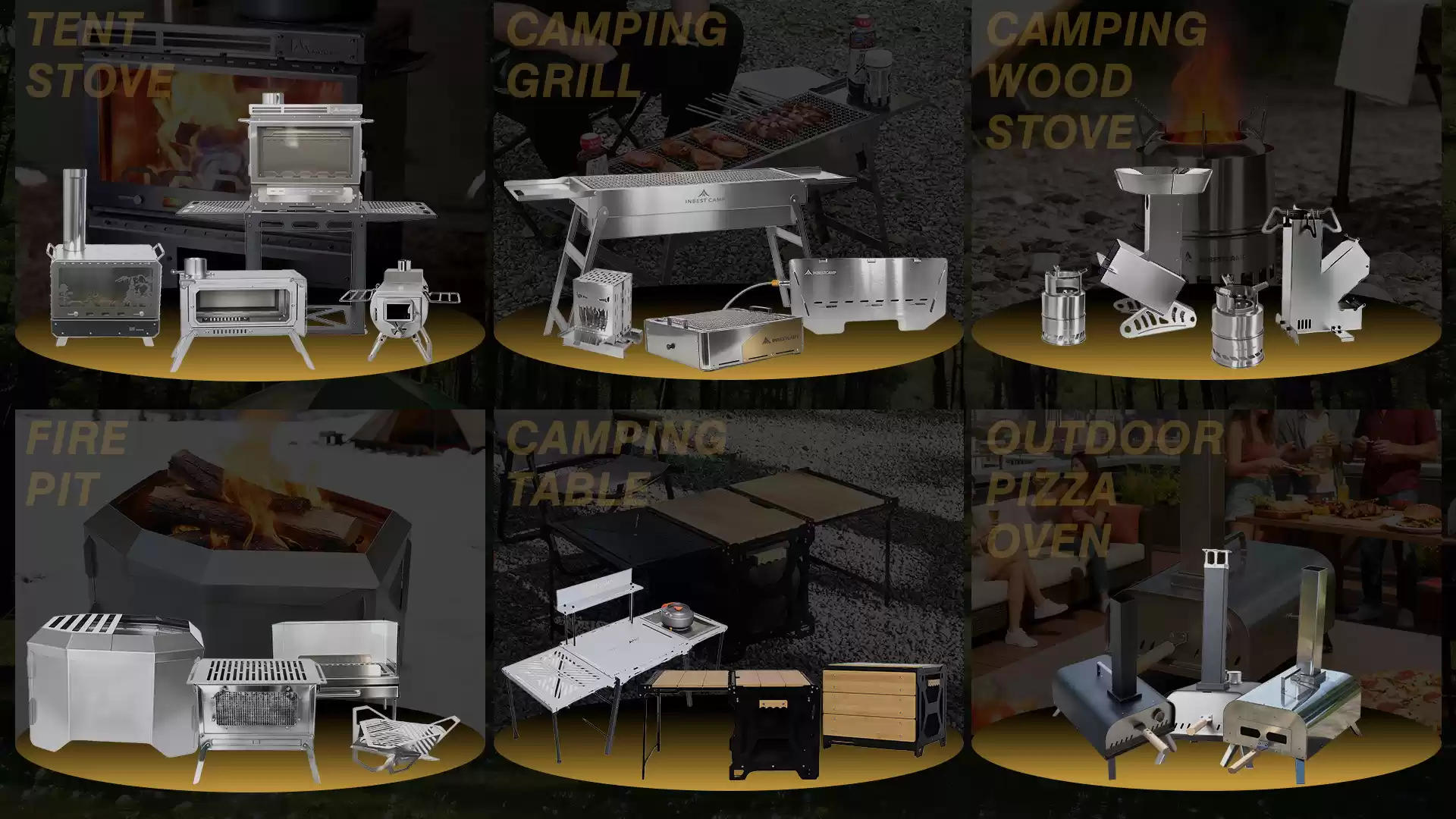 Houtgestookte buitenkachels, barbecues en vuurkorven