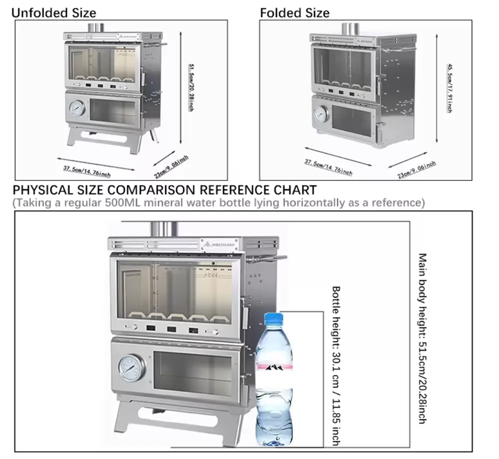 Tentkachel Gedetailleerde productspecificaties Tentkachel Gedetailleerde productspecificaties