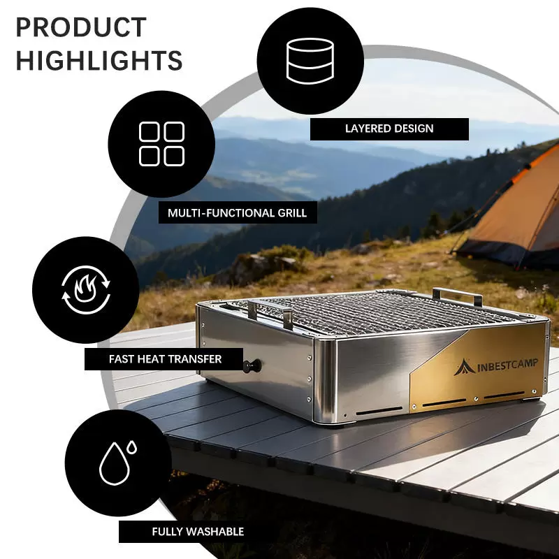 Draagbare bakplaatgrill ODM