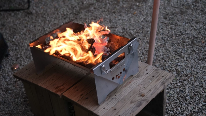 Draagbare draaibare barbecuegrill OEM