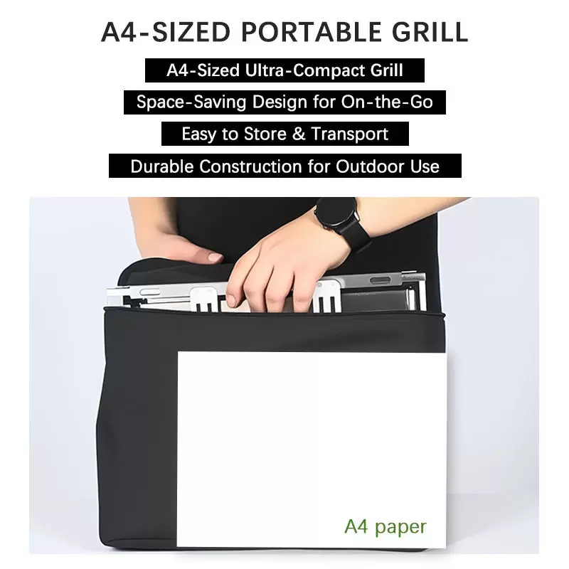 Opvouwbare campingbarbecue