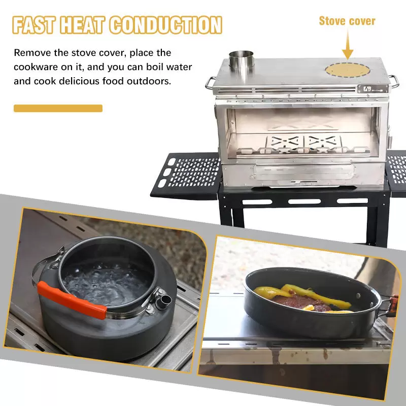 Alles-in-één ODM/OEM Hot Tent Kachel