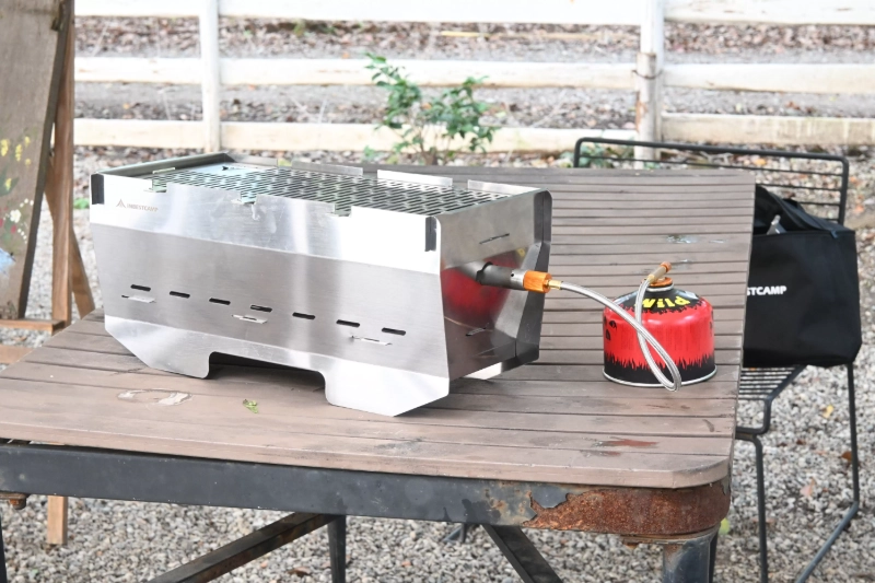 Premium compacte campinggrill, ODM-productie