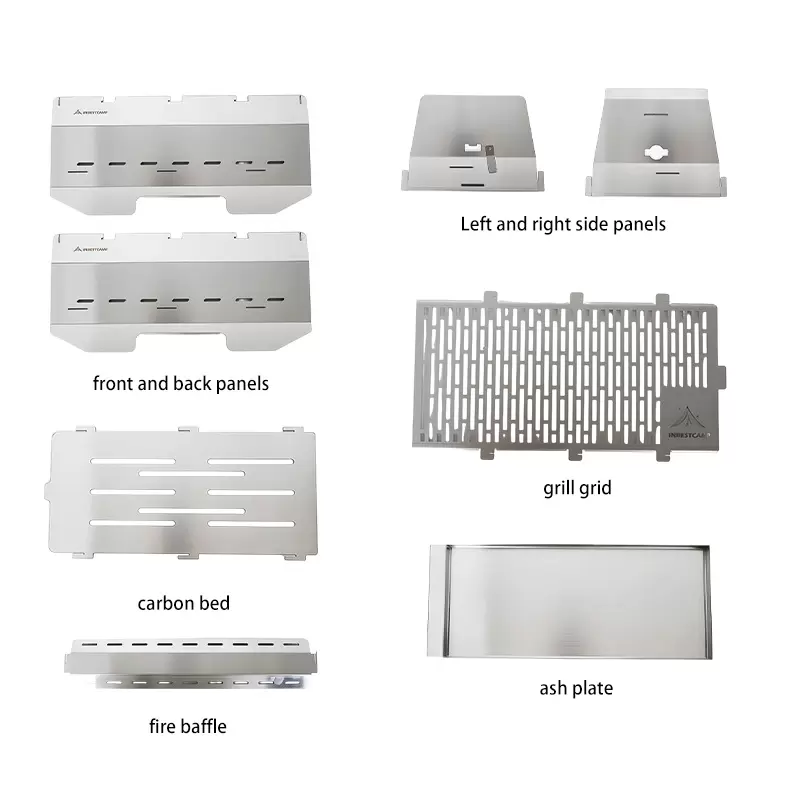 Premium compacte campinggrill, ODM-productie