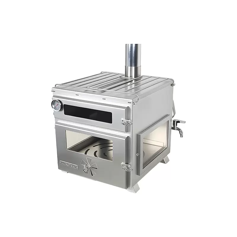 Campingpizzaoven met fornuis