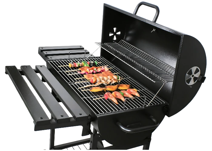 Amerikaanse barbecue in de achtertuin