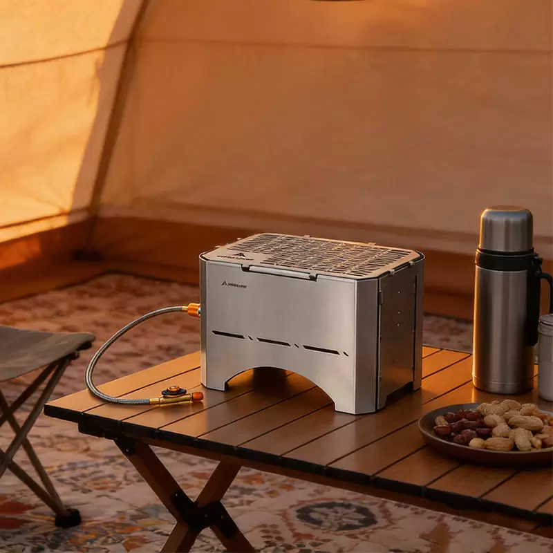 OEM-productie van roestvrijstalen campinggrills voor de bedrijfsgroei van Amazon